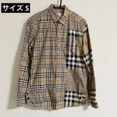 BURBERRY ベージュ チェック Chalkstone シャツ　S