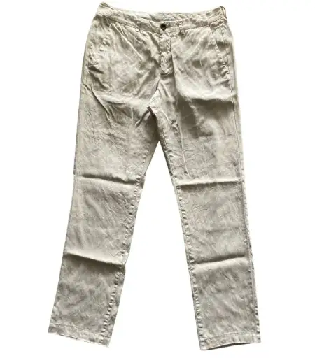 CP Company Luxury Linen White Pants