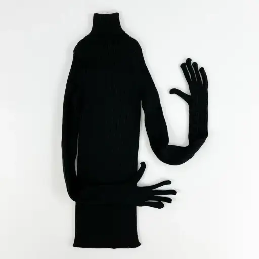 Jean Paul Gaultier Glove Knit Turtle Neck FW1997