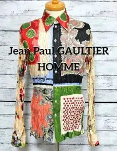 【新品】Jean Paul GAULTIER HOMME ☆ワッシャー加工シャツ