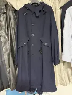 24AW Y's for men ウールフランネルトグルモッズコート