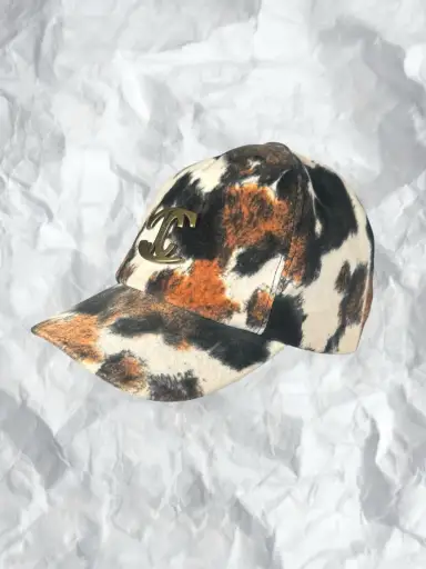 Just Cavalli - Cowhide-Pattern Baseball Cap