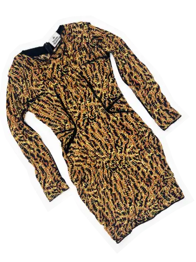 Vivienne Westwood yellow printed silk dress