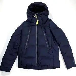 【美品】【クリーニング済】 DESCENTE　デサントオルテライン　エディフィス別注　 水沢ダウン ダウンジャケット ネイビー