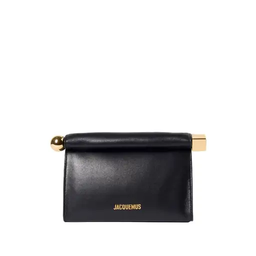 Jacquemus Women "Le Sac Rond Carre" In Nappa