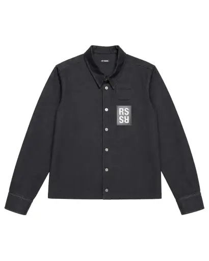 Waxed Denim RS Logo Shirt (BLK/YLW)