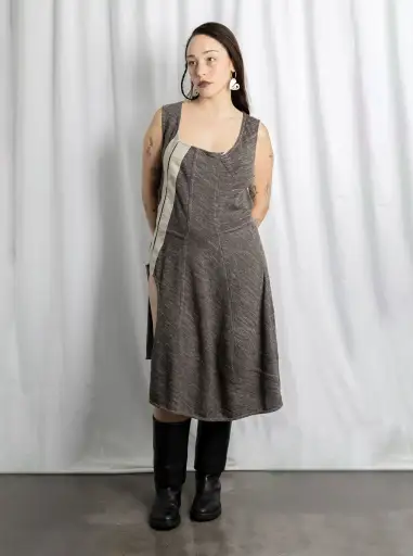 COMME DES GARÇONS ASYMMETRIC DECONSTRUCTED DRESS - F/W 1998