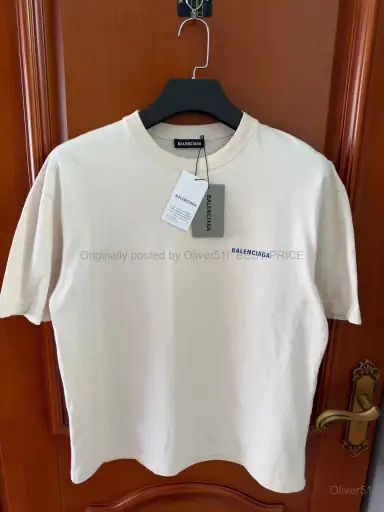 Balenciaga Off-White Short Sleeve T-Shirt BFAJMNO511