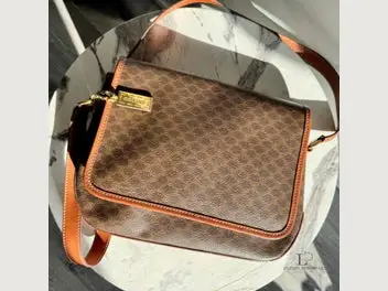 Celine Macadam Flap Crossbody Bag