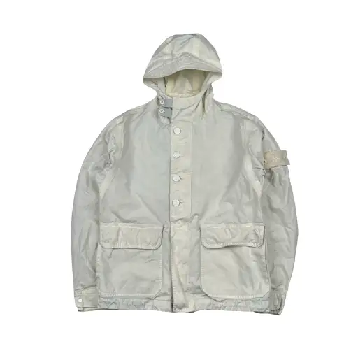 Stone Island 2012 White Ghost Ventile Jacket - Medium