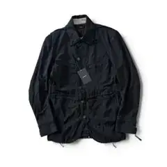 24aw MINUS Slash Seam Carcoat BLK 3
