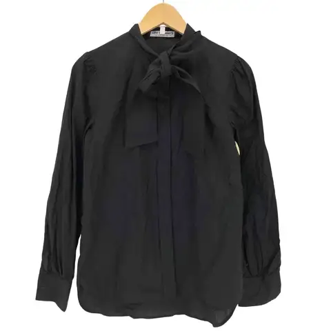 カールラガーフェルド Karl Lagerfeld ボウタイ 比翼シャツ レディース  38