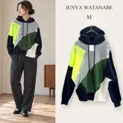 美品✨ジュンヤワタナベ コムデギャルソン 切替ニットパーカー AD2019