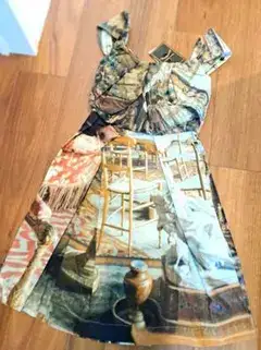 新品Vivienne Westwood ANGLOMANIA サロン柄ワンピース
