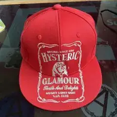 HYSTERIC GLAMOUR ベースボールキャップ レッド