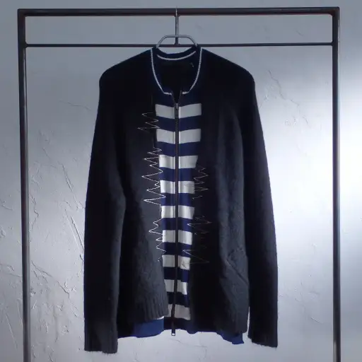 Haider Ackermann Enbroidered Zipup Knit