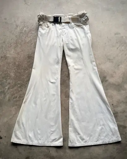 LGB Cargo Utility Belt Flared Pants