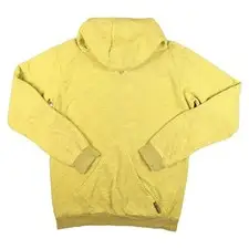 VTG Michiko Koshino Jumper XLARGE Mens Yellow Yen Jeans Hoodie Sweatshirt XL