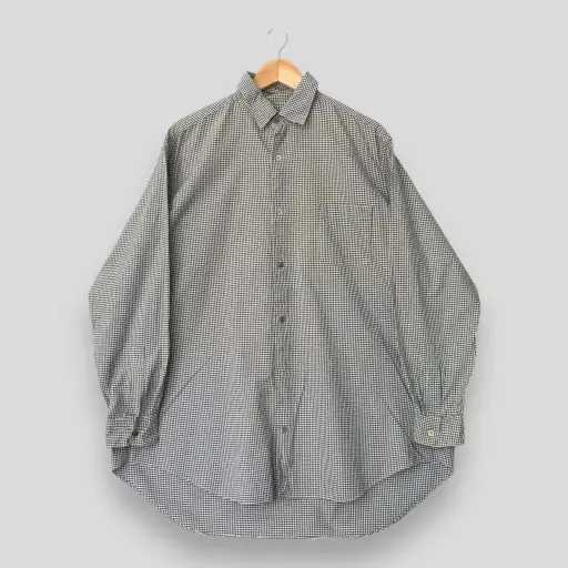 Vintage Ys For Men Yohji Plaid Checkered Gingham Shirt XL
