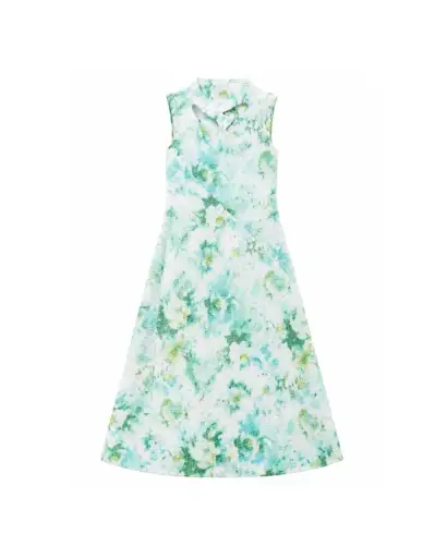 The Mint Frosty Water Colors Dress