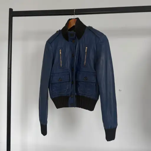 2006 gucci by frida gianini “madonna” leather jacket