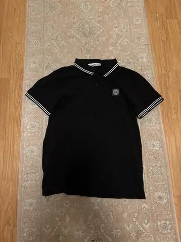 Stone Island Polo Zwart - Maat S