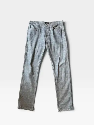 “A.P.C." Inside out cotton design denim pants
