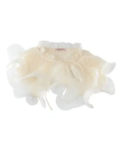 Chiffon Ruffle Collar