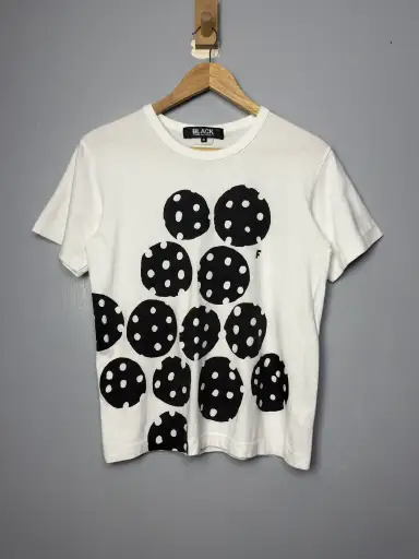 Black CDG Polka dot Pattern