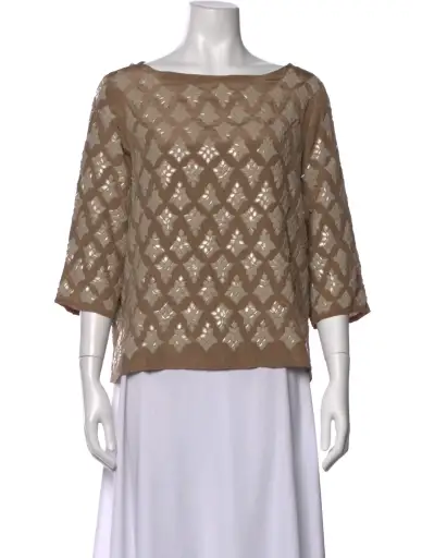 Silk Patterned Blouse