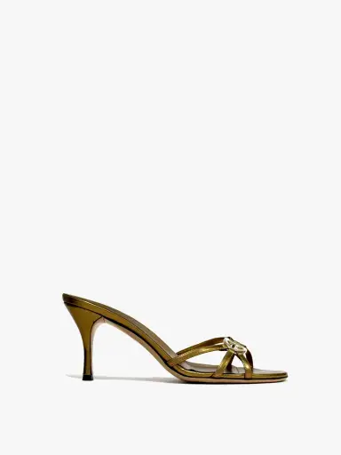 Gucci Double G Sandals in Leather