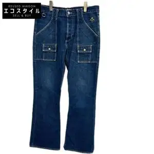 1円 BACK BONE バックボーン BB10SS-DP02 インディゴ ブッシュデニムパンツ L メンズ
