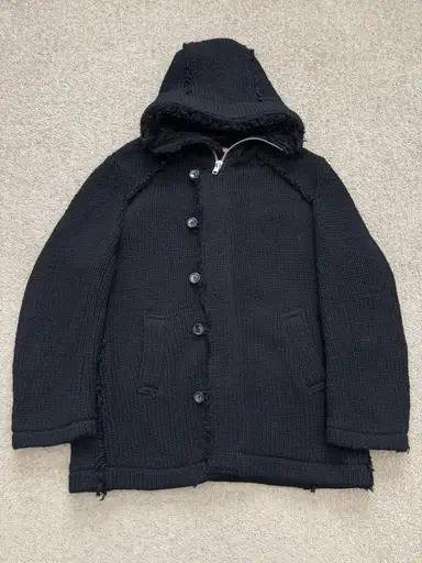 AW03 Junya Watanabe MAN Runway N-3B Wool Knitted Eskimo Parka