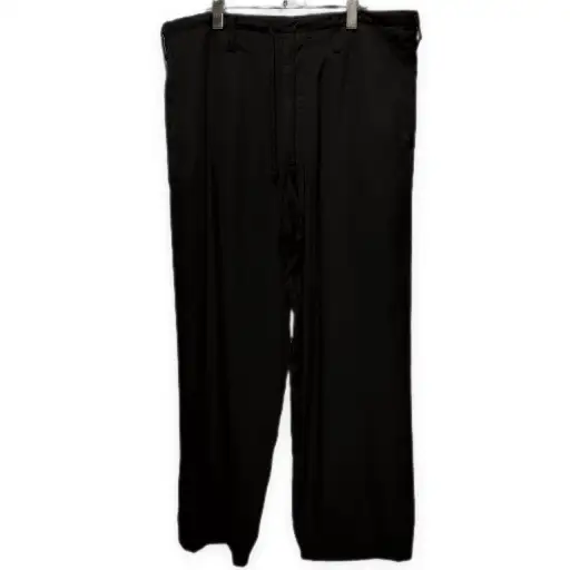 REGULATION Yohji Yamamoto MEN 21SS S-RE CLASSIC STRING Pe BARBER セルロースギャバジンドローストリングパンツ ボトムス レギュレーション ヨウジヤマモト メンズ