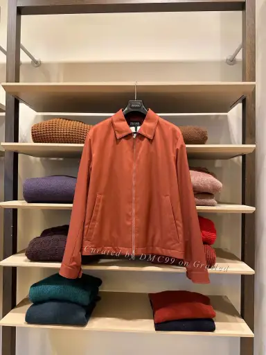 Zegna Men's Light Zip-Up Jacket