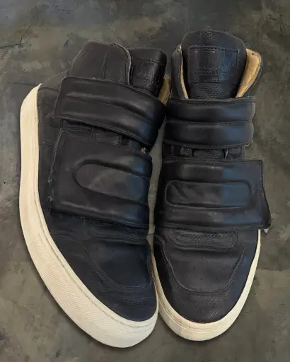 MM6 MAISON MARGIELA DOUBLE STRAP MID TOP SNEAKERS