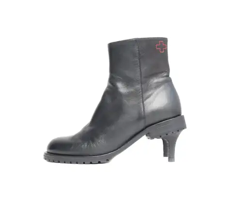 A.F. Vandevorst Leather Boots Heels