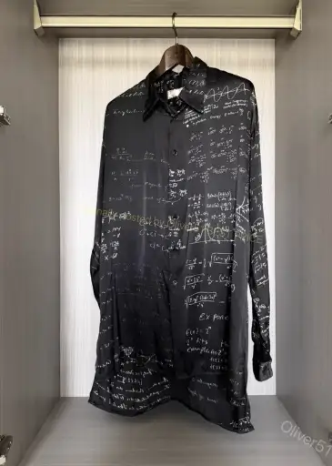 Geoffrey B. Small GBS manuscript silk shirt YYYY17/2610