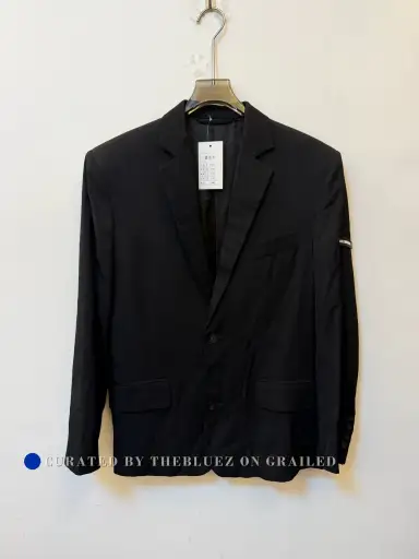 Balenciaga FW21 Washed Black Blazer