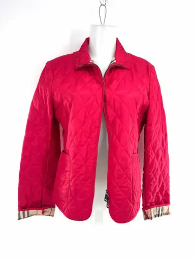 Size L Burberry Red Luxury - Jacket