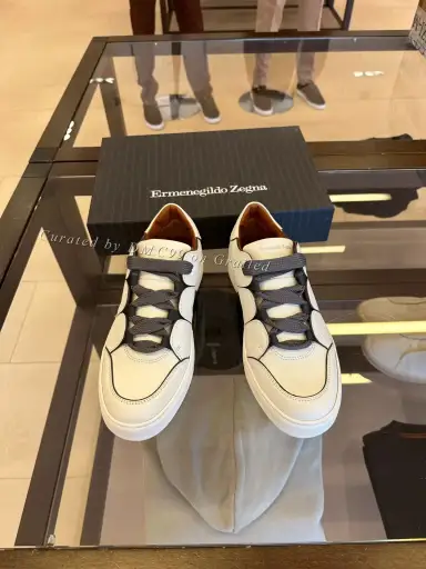 Ermenegildo Zegna White Men’s Sneakers