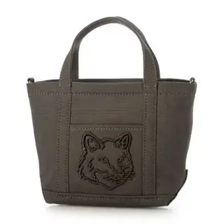 【maison kitsune】ミニトートバッグ 新品未使用 グレー メゾンキツネ(MAISON KITSUNE')のレディースのバッグ(トートバッグ)の商品詳細ページへのリンク