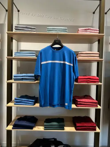 Zegna Blue Wool Short-Sleeve T-Shirt