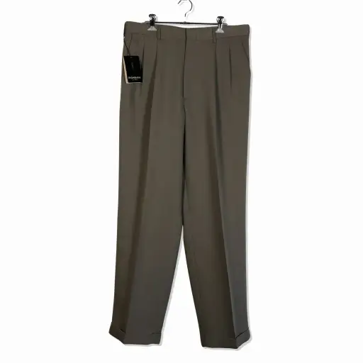 90s YVES SAINT LAURENT Slacks Pants W34×L32 [ 10121 ]