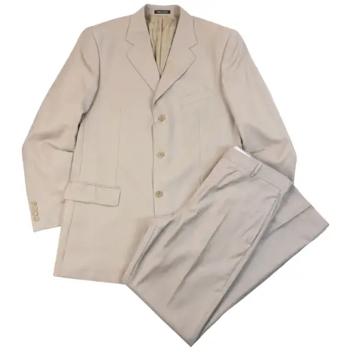Vintage 90s YSL Yves Saint Laurent Jacket & Trousers Suit Set Size L