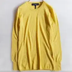 美品✨イザベルマラン カシミヤシルククルーネックニット イエロー ハイゲージ