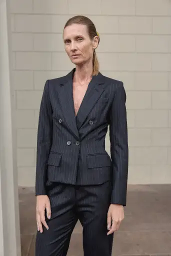 Yves Saint Laurent Rive Gauche Tom Ford AW 2004 Pinstripe Suit
