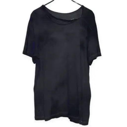 Ground Y ネックデザイン製品染めカットソー Tシャツ Tee T-shirt トップス Yohji Yamamoto グラウンドワイ ヨウジヤマモト メンズ レディース ユニセックス