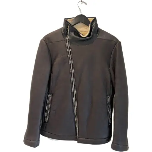Rich Owens Shearling Leather Jacket