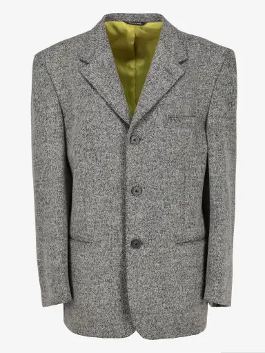 Versace Textured Wool-Blend Jacket